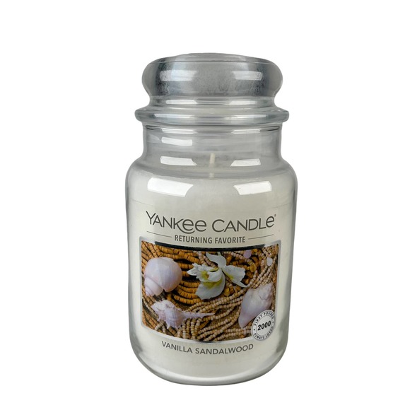 Yankee Candle Vanilla Sandalwood Jar Candle
